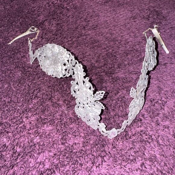 Elven Diadem Silver Tiara Crown Fairy Headdress Wedding Elf Headpiece Bridal - Picture 2 of 6